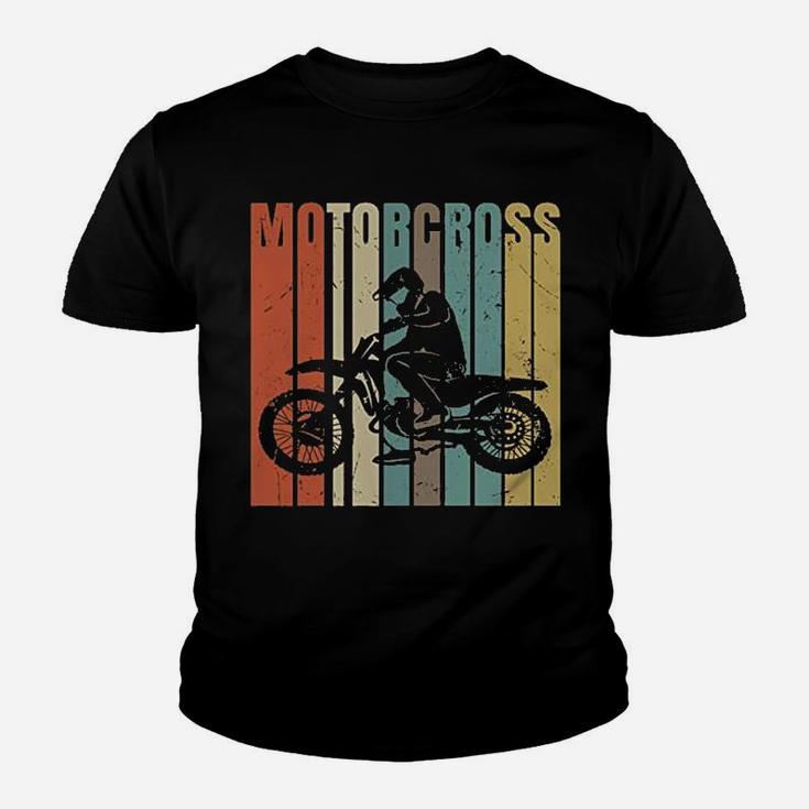 Bike Love Motocross Vintage Dirt Bike Retro Sportbike Kid T-Shirt