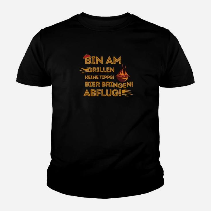 Bin Am Grillen Das Original Kinder T-Shirt