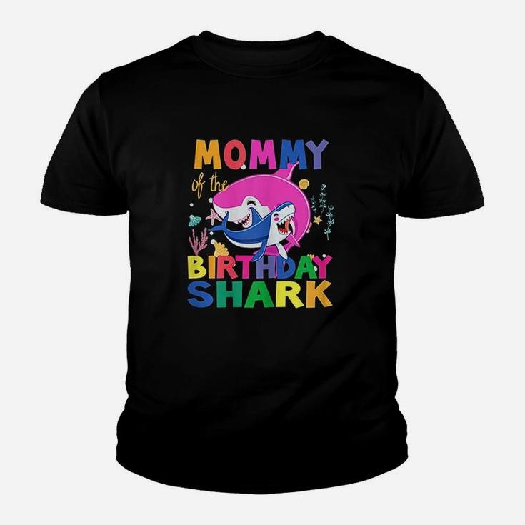 Birthday Matching Shark Family Mommy Of The Birthday Shark Kid T-Shirt