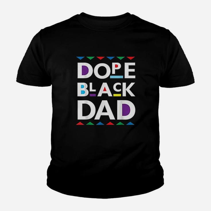 Black Dad Black History Gift Black Father Kid T-Shirt