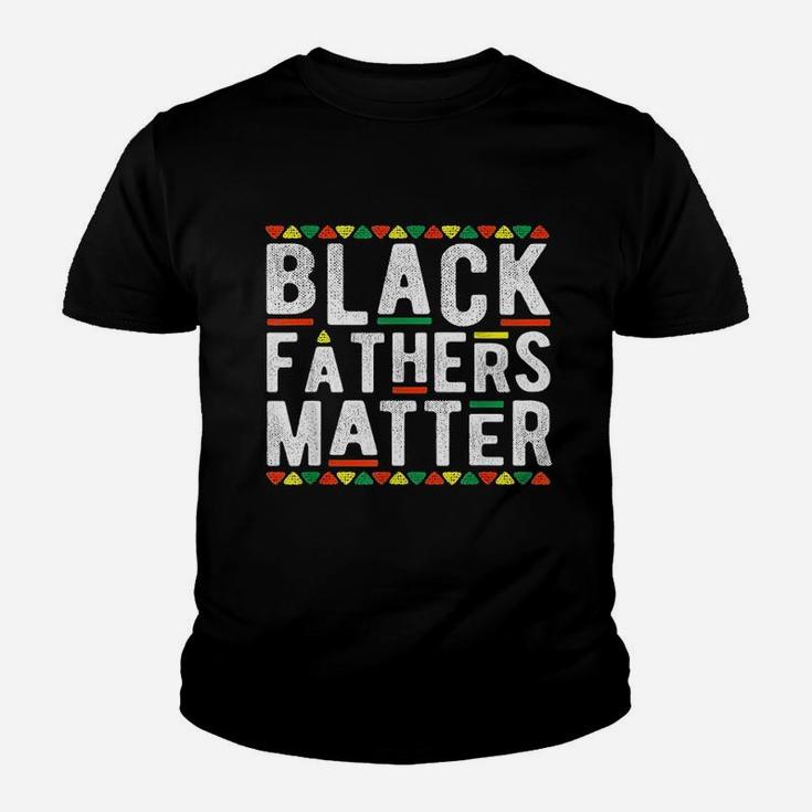 Black Fathers Matter African Dashiki Pride History Month Dad Kid T-Shirt