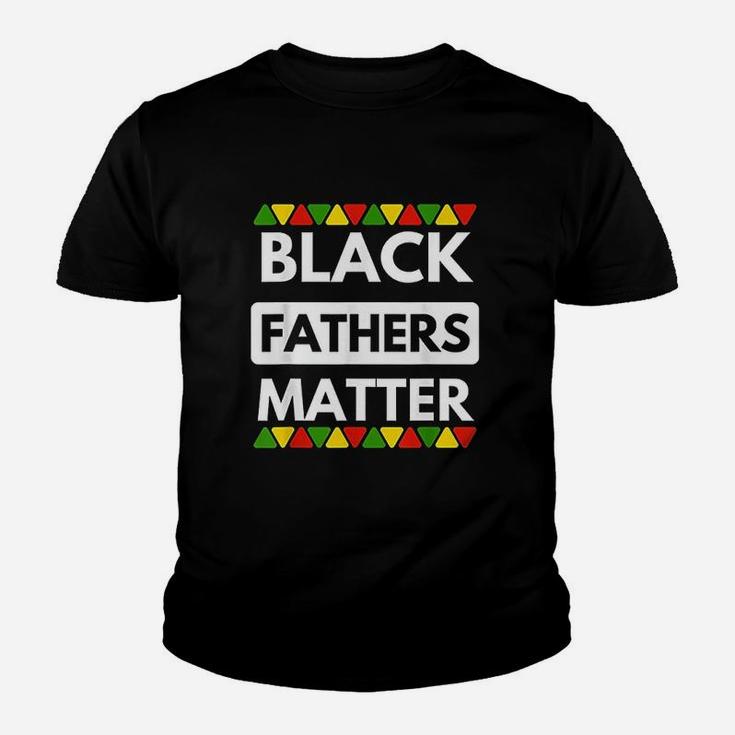 Black Fathers Matter Black History Month Father Gift Kid T-Shirt