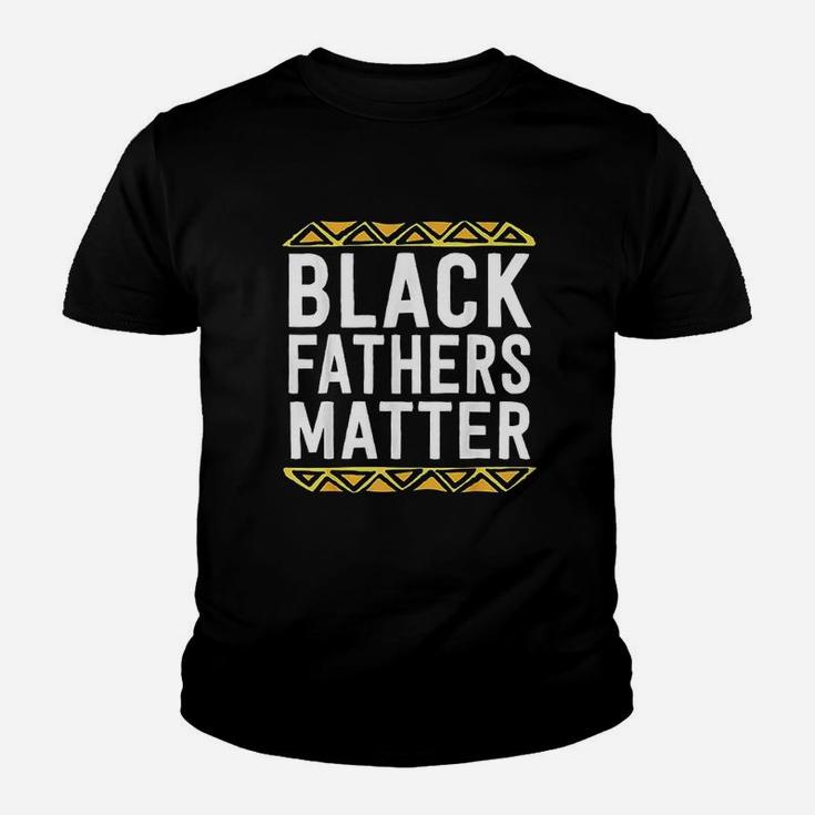 Black Fathers Matter Dad History Month African Pride Kid T-Shirt