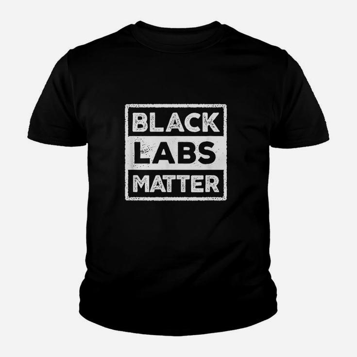 Black Labs Matter Funny Labrador Dog Lover Humor Kid T-Shirt