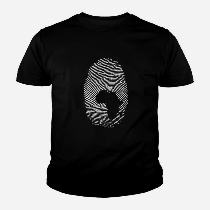 Black Power Africa Is In My Dna Fingerprint Kid T-Shirt