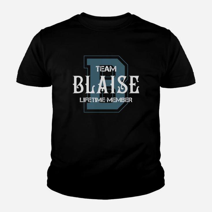 Blaise Shirts - Team Blaise Lifetime Member Name Shirts Kid T-Shirt
