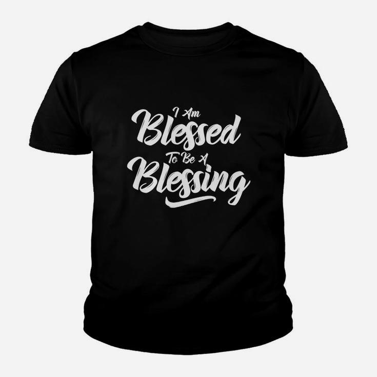 Blessed To Be A Blessing Thanksgiving Christia Kid T-Shirt