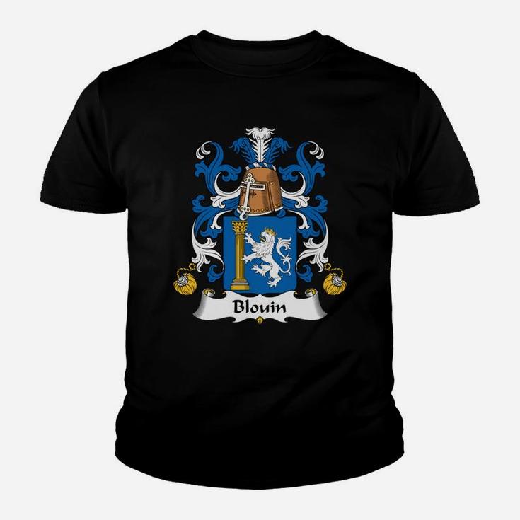 Blouin Family Crest French Family Crests Kid T-Shirt