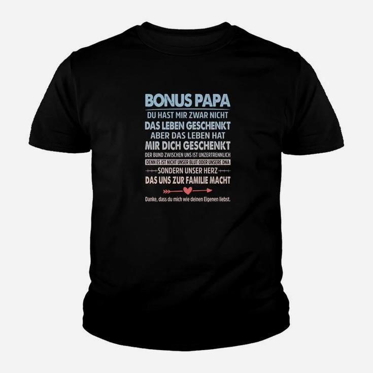 Bonus Papa Kinder Tshirt, Lustiges Stiefvater-Design