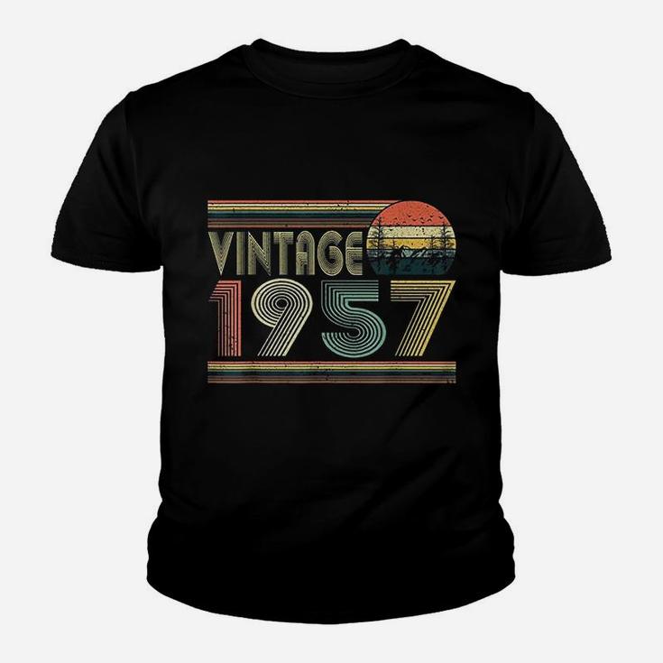 Born In 1957 Retro Vintage 65th Birthday Gifts 65 Years Old  Kid T-Shirt