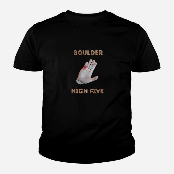 Boulder Kletter Highfive Kinder T-Shirt