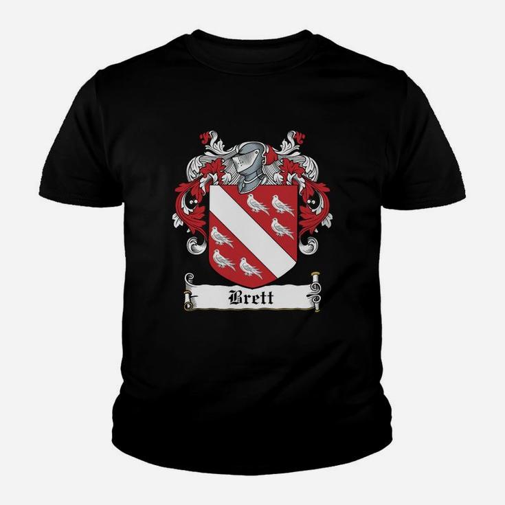 Brett Coat Of Arms Irish Family Crests Kid T-Shirt