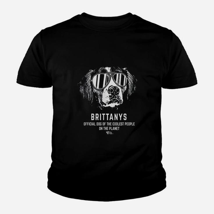 Brittany Spaniel Official Dog Of The Coolest Lovers Kid T-Shirt