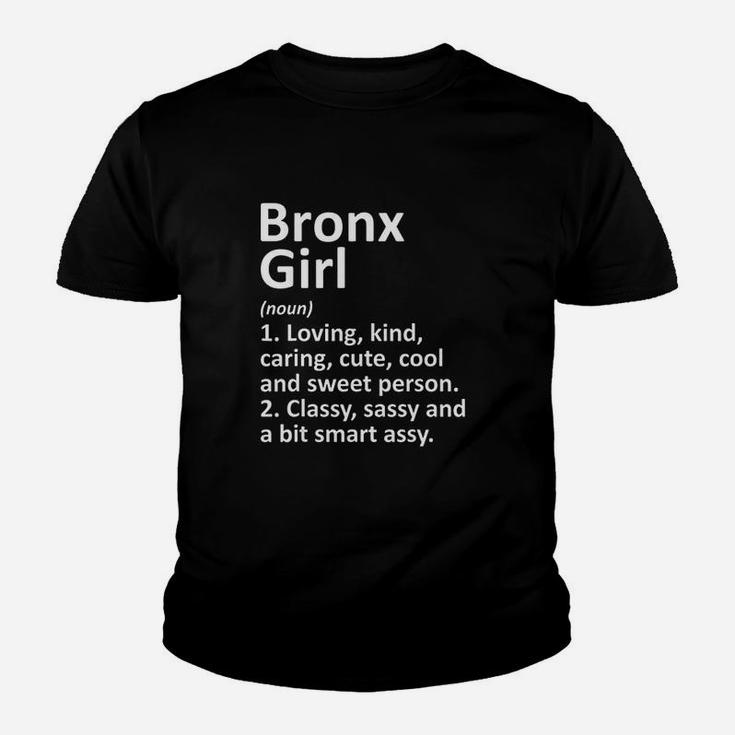 Bronx Girl Ny New York Funny City Home Roots Gift Kid T-Shirt
