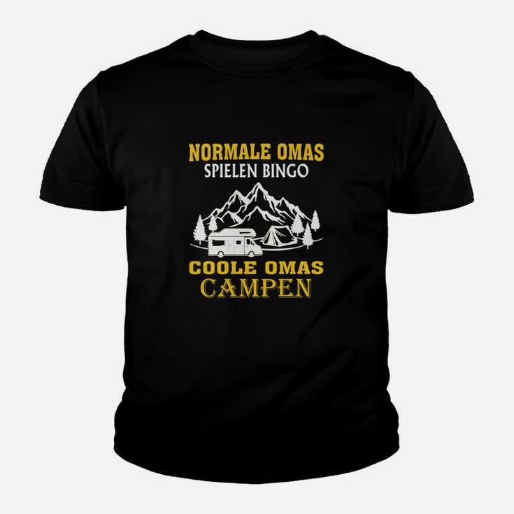 Camping Coole Omas Campen Kinder T-Shirt