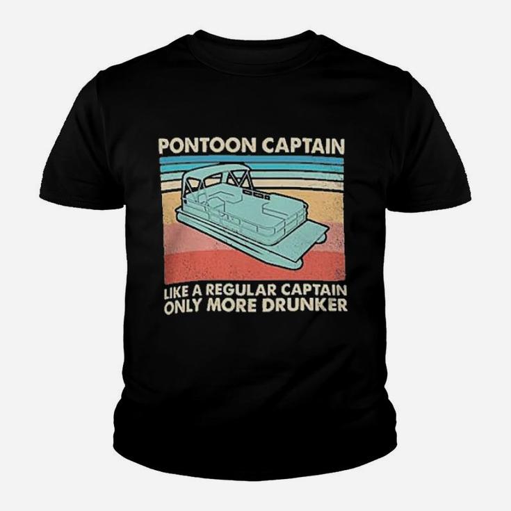 Captain Like A Regular Captain Only Way More Drunker Kid T-Shirt