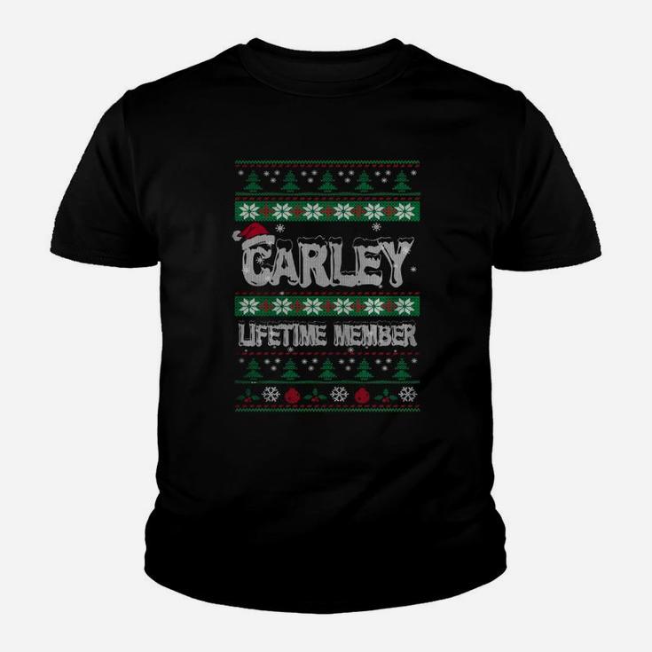 Carley Ugly Christmas Sweaters Lifetime Member Kid T-Shirt