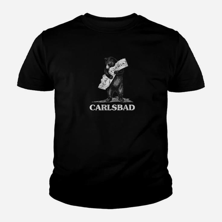 Carlsbad California Vintage Teebear Hugging California Kid T-Shirt