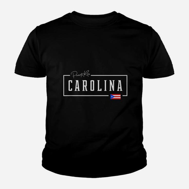 Carolina City State Puerto Rico Boricua Rican Country Flag Kid T-Shirt