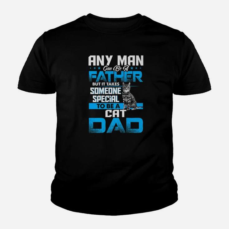 Cat Dad Animal Lovers Fathers Day Gif Kid T-Shirt