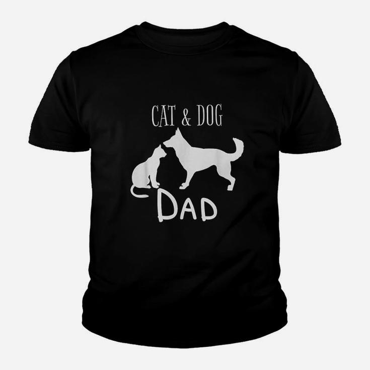 Cat Dog Dad Owner Cute Father Daddy Pet Animal Papa Kid T-Shirt