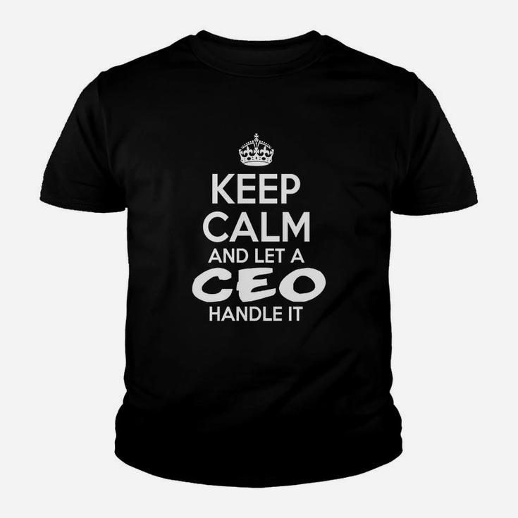 Ceo Keep Calm Ceo Kid T-Shirt
