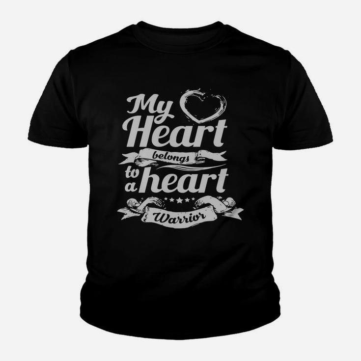 Chd Shirts - My Heart Belongs To A Heart Warrior Youth T-shirt