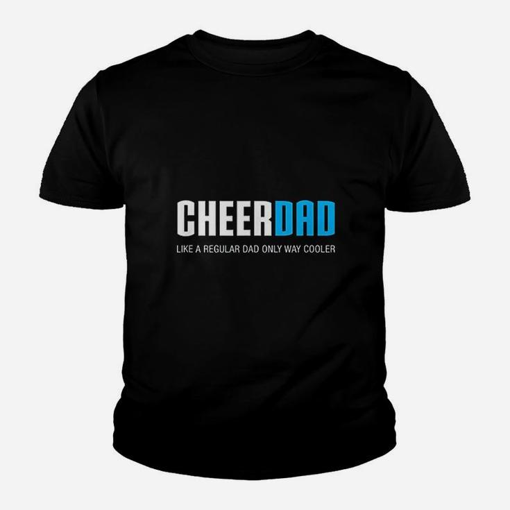 Cheer Dad Funny Cute Fathers Day Gift Cheerleading Kid T-Shirt