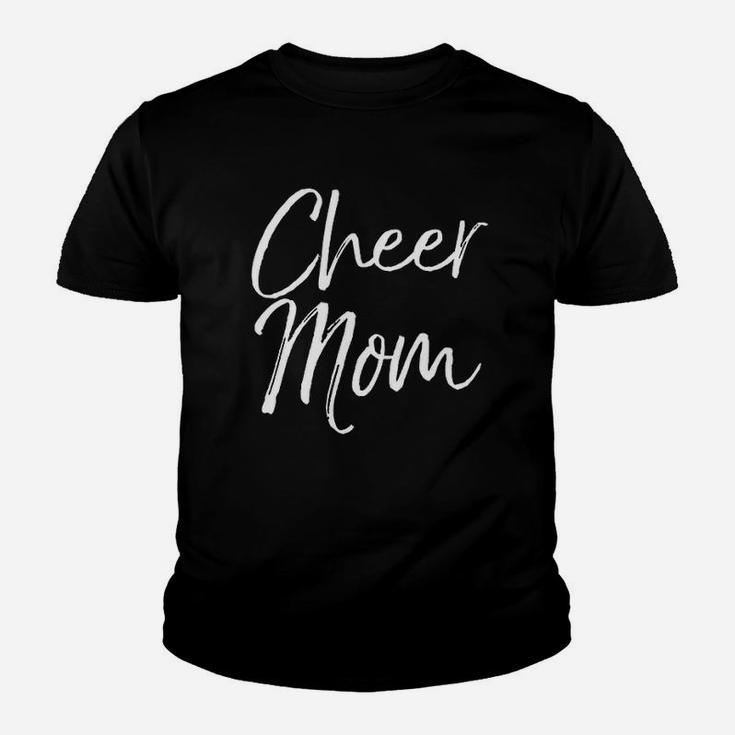 Cheer Mom Cute Matching Family Cheerleader Mother Gift Kid T-Shirt