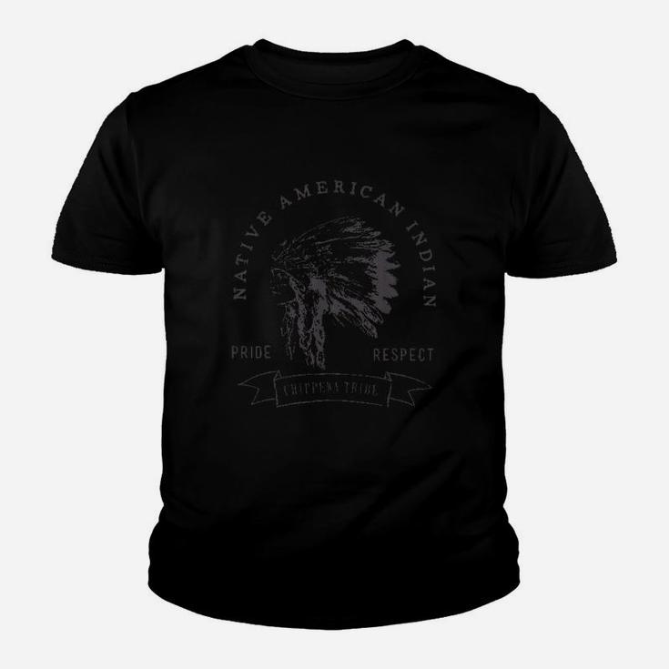 Chippewa Tribe Native American Indian Pride Respect Kid T-Shirt