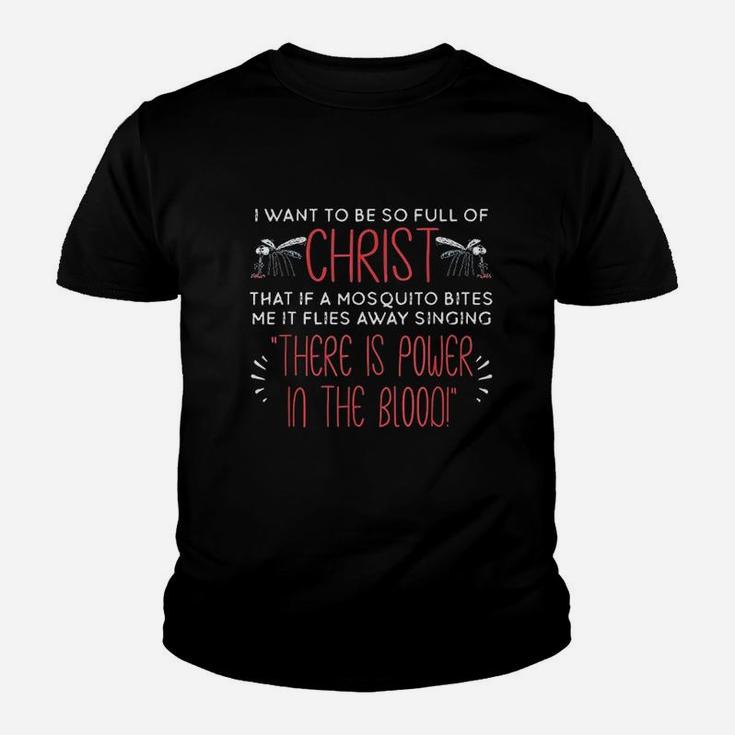 Christian Mosquito Joke Afunny Religious Christ Follower Kid T-Shirt