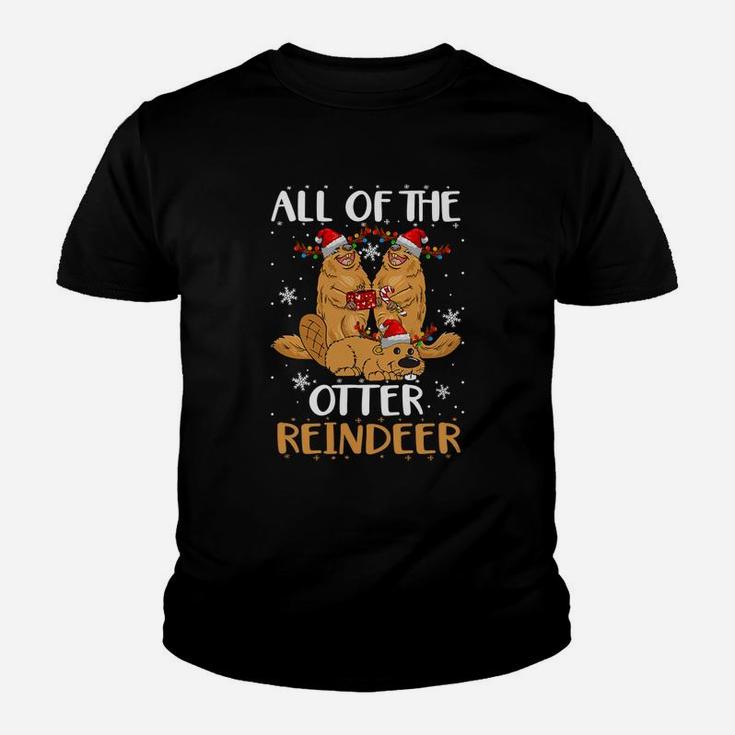 Christmas Beaver Otter Reindeer10 Christmas Gift Ideas Christmas Shirts Christmas Gifts Christmas Outfit Kid T-Shirt