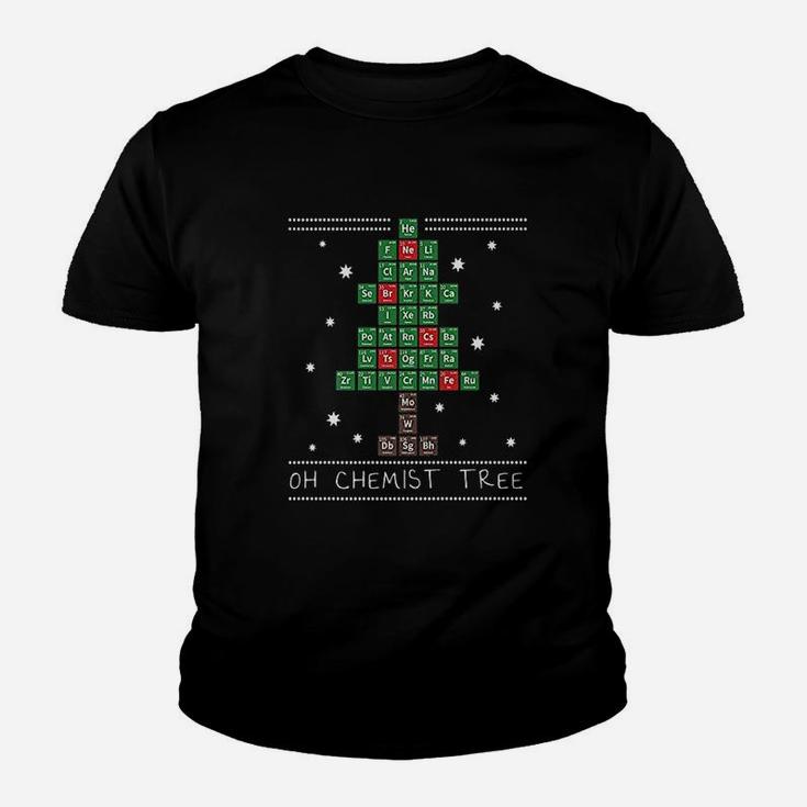 Christmas Chemistry Science Periodic Table Kid T-Shirt