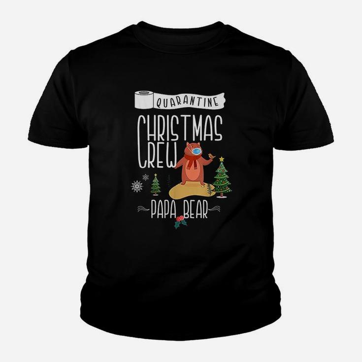 Christmas Crew Papa Daddy Bear Crew Gift Kid T-Shirt