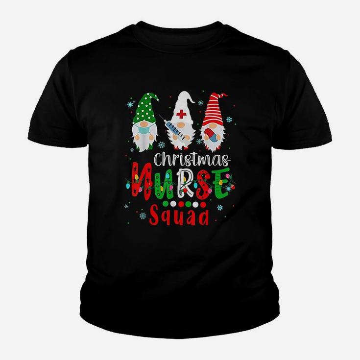 Christmas Nurse Squad Funny Christmas Gnome Kid T-Shirt