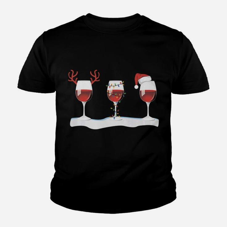 Christmas Winter Wine Wonderland Kid T-Shirt