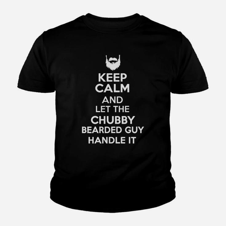 Chubby Bearded Guy Handle It Kid T-Shirt