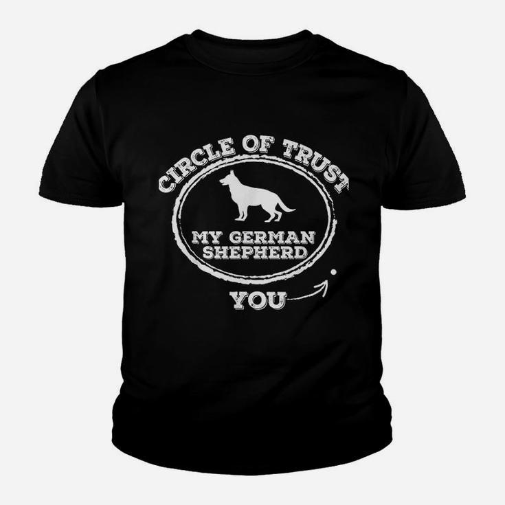 Circle Of Trust Funny German Shepherd Dog Kid T-Shirt