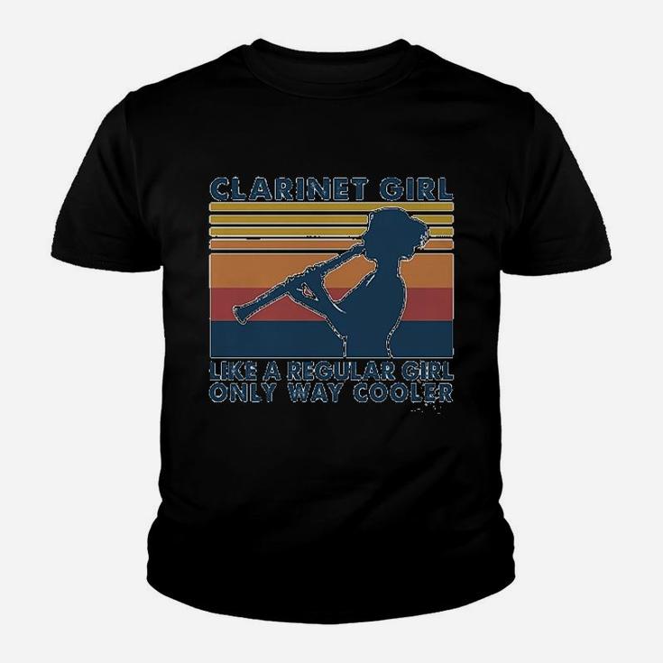 Clarinet Girl Like A Regular Girl Only Way Cooler Kid T-Shirt