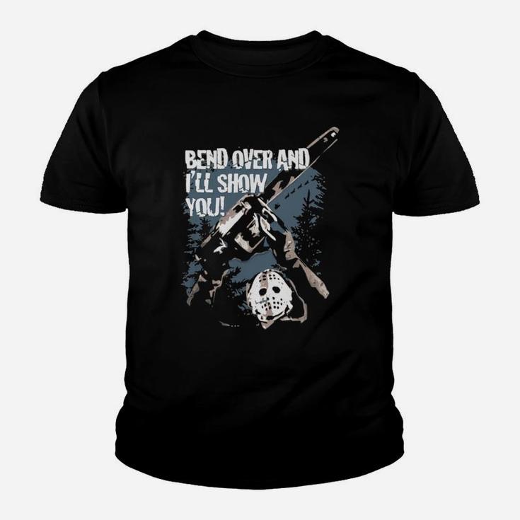 Clark Chainsaw Bend Over And I’ll Show You Christmas Vacation Shirt Kid T-Shirt