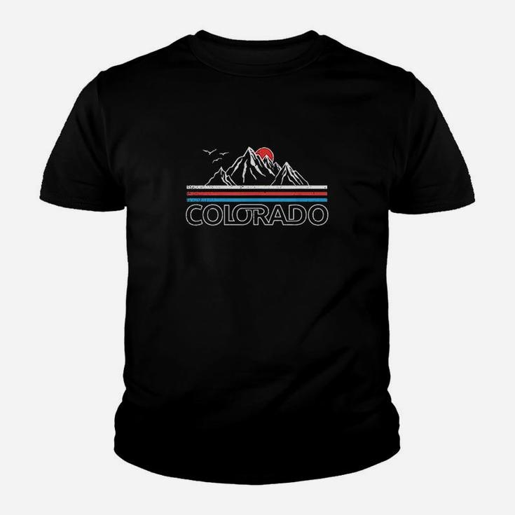 Colorado Mountains Colorado Retro Vintage Classic 80s Kid T-Shirt
