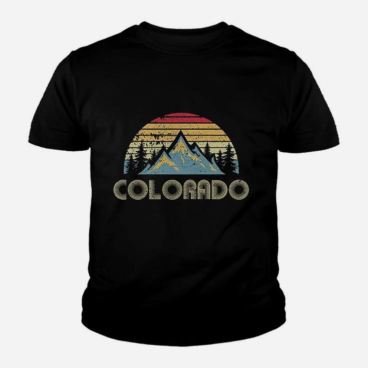 Colorado Retro Vintage Mountains Kid T-Shirt