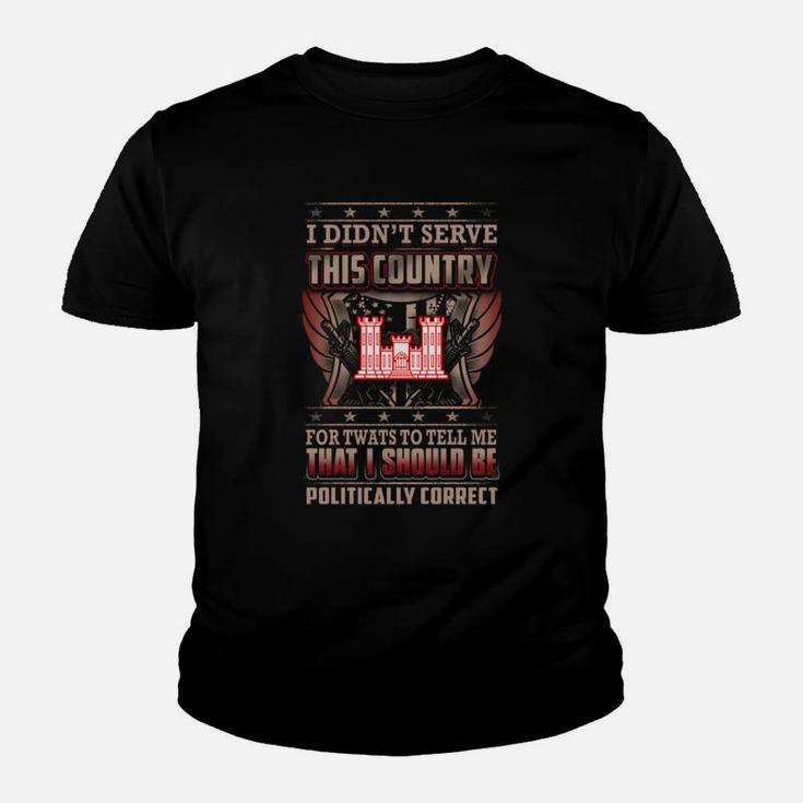 Combat Engineer Politically Correct Kid T-Shirt