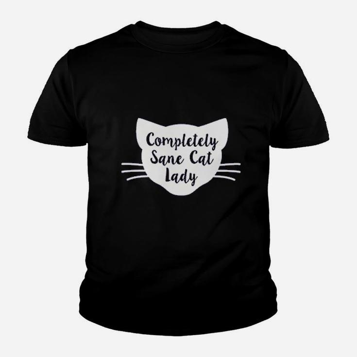 Completely Sane Cat Lady Kid T-Shirt