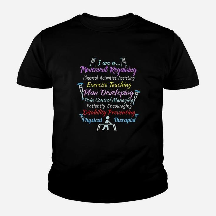 Cool Physical Therapist Gift Physical Therapy Pt Month Kid T-Shirt