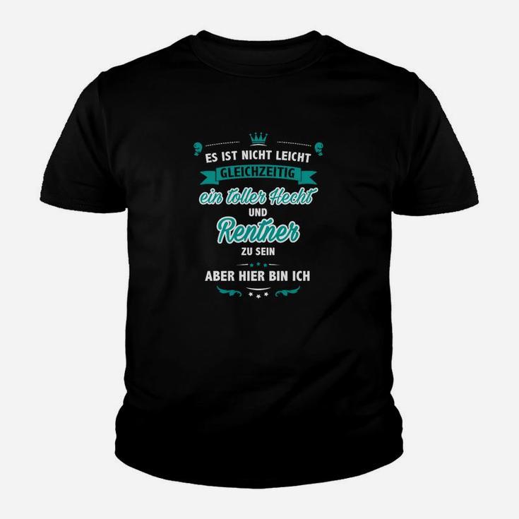 Cool und Alt Rentner Kinder Tshirt, Lustiges Spruch Tee