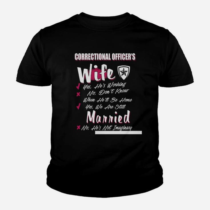Correctional Officer Wife T-shirt Kid T-Shirt