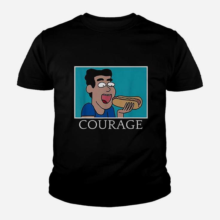 Courage Hot Dog Kid T-Shirt