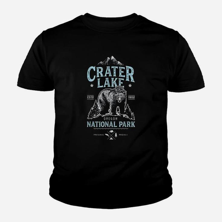 Crater Lake National Park Oregon Bear Vintage Kid T-Shirt