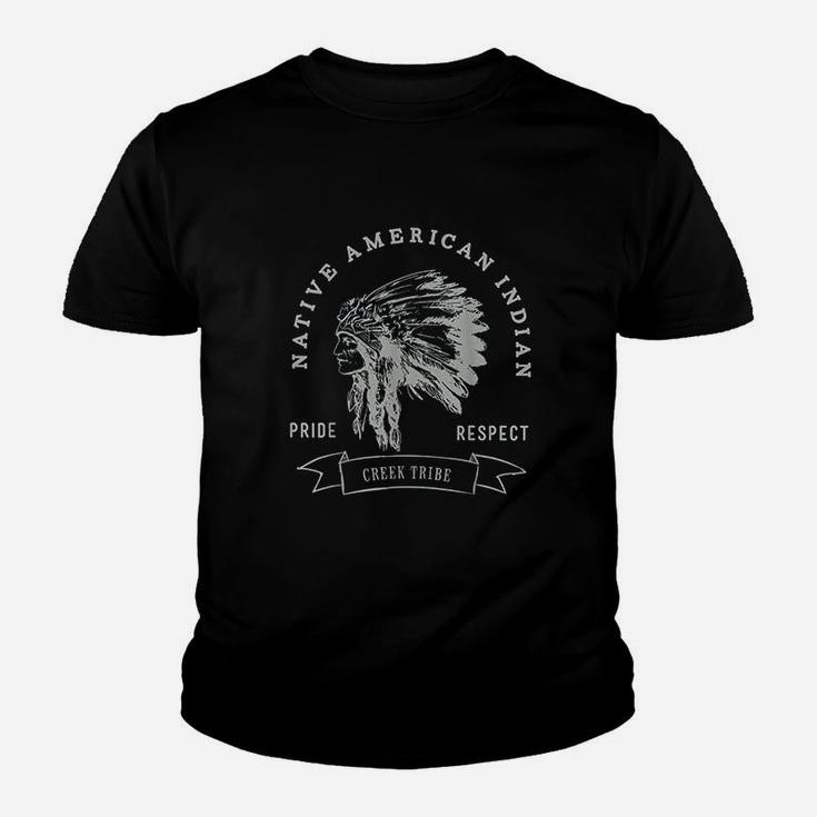 Creek Tribe Native American Indian Pride Respect Kid T-Shirt
